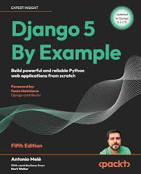 Couverture — Django 5 By Example (Antonio Melé, 2023)